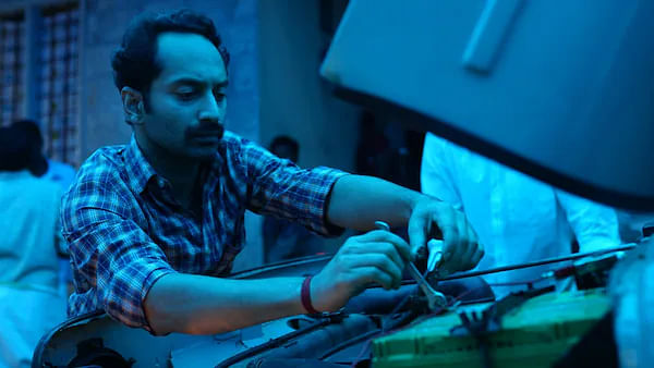 Fahadh Faasil speaks with his eyes and silences in this latest Malayalam release, 'Malayankunju'