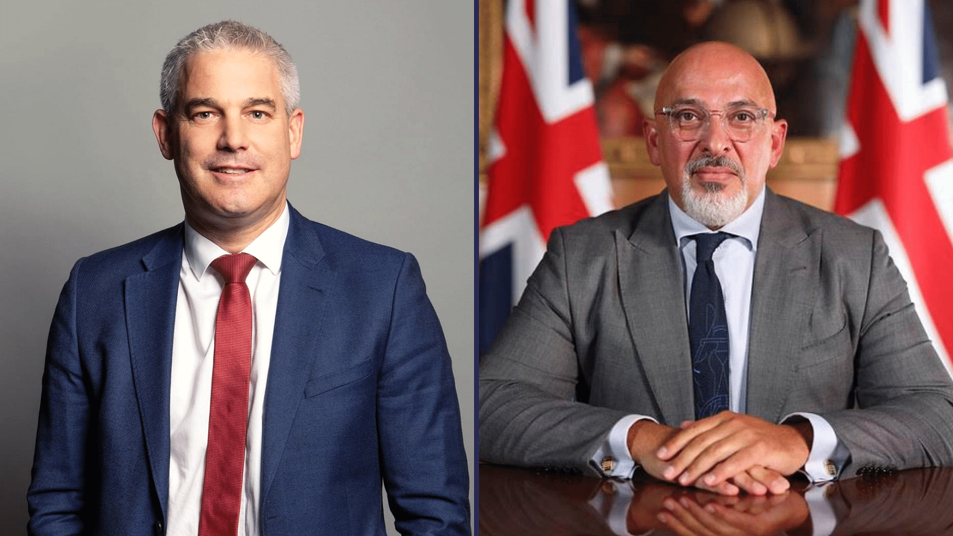 <div class="paragraphs"><p>New Health Secretary Steve Barclay (left), new Finance Minister Nadhim Zahawi (right).</p></div>