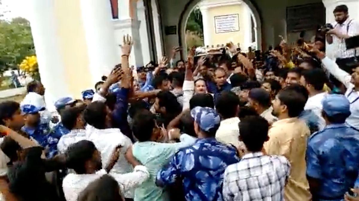 'JP Nadda Go Back’: BJP Prez Faces Protest in Patna Uni, Students Lathicharged