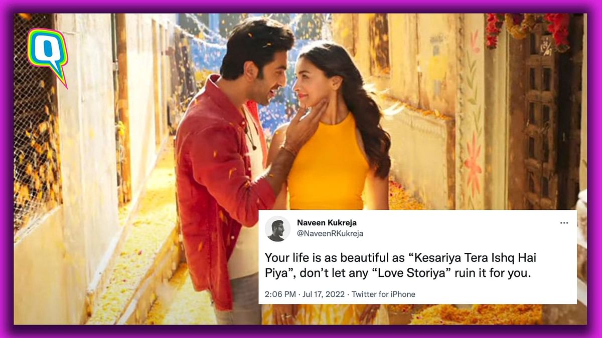 Twitter Is Unhappy About These Lines From ‘Kesariya’, & the Memes Are Hilarious