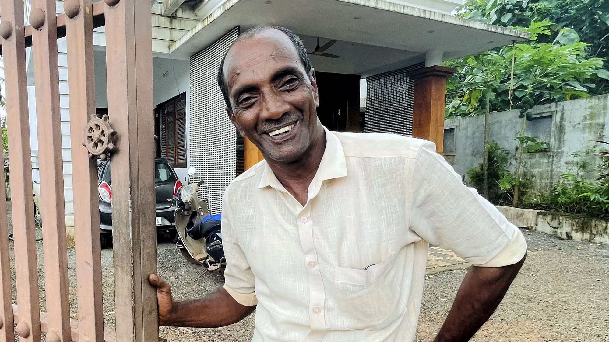 <div class="paragraphs"><p>In this undated photo, Mohammed Bava (50), who won Rs 1 crore Kerala lottery just two hours before accepting the token advance for his newly-built house that was put on a distress sale on Sunday, 24 July.</p></div>