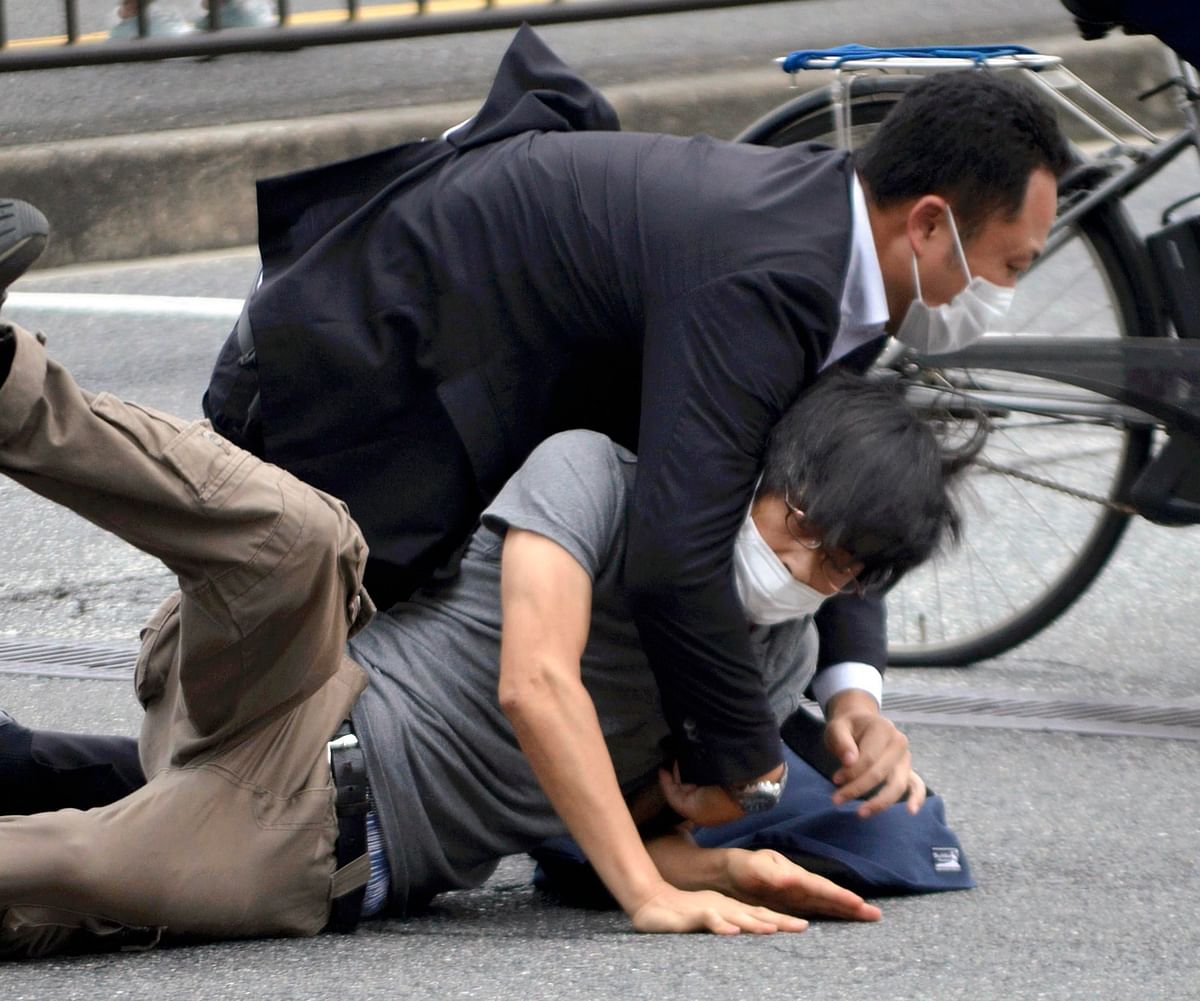 The Japan Police raided the shooter's home and found possible explosives.