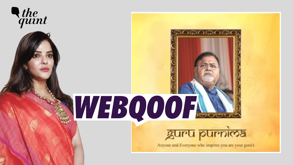 No, Arpita Mukherjee Didn't Use Partha Chatterjee's Photo in Guru Purnima Post
