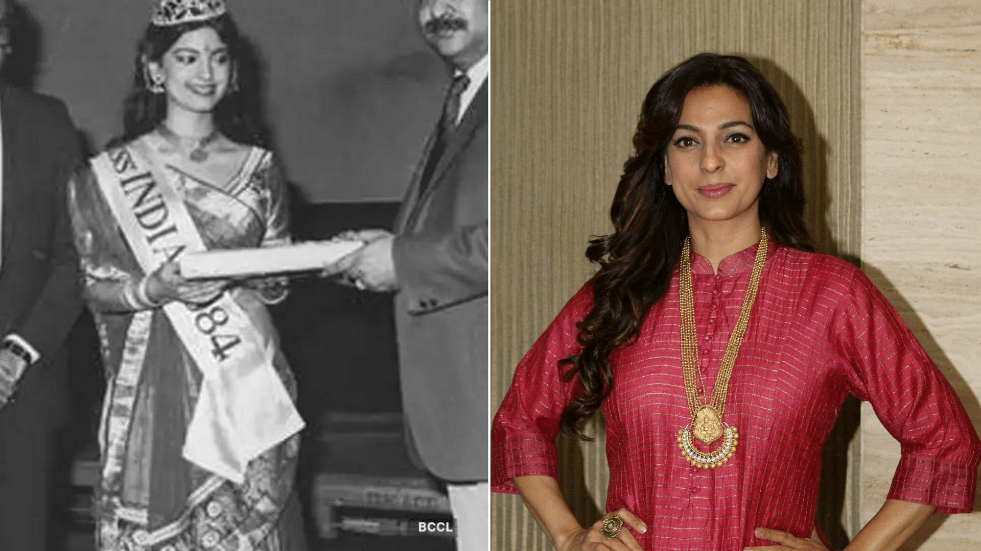 <div class="paragraphs"><p>Juhi Chawla was crowned Miss India in 1984 and went on to become one of the leading ladies of Bollywood.</p></div>