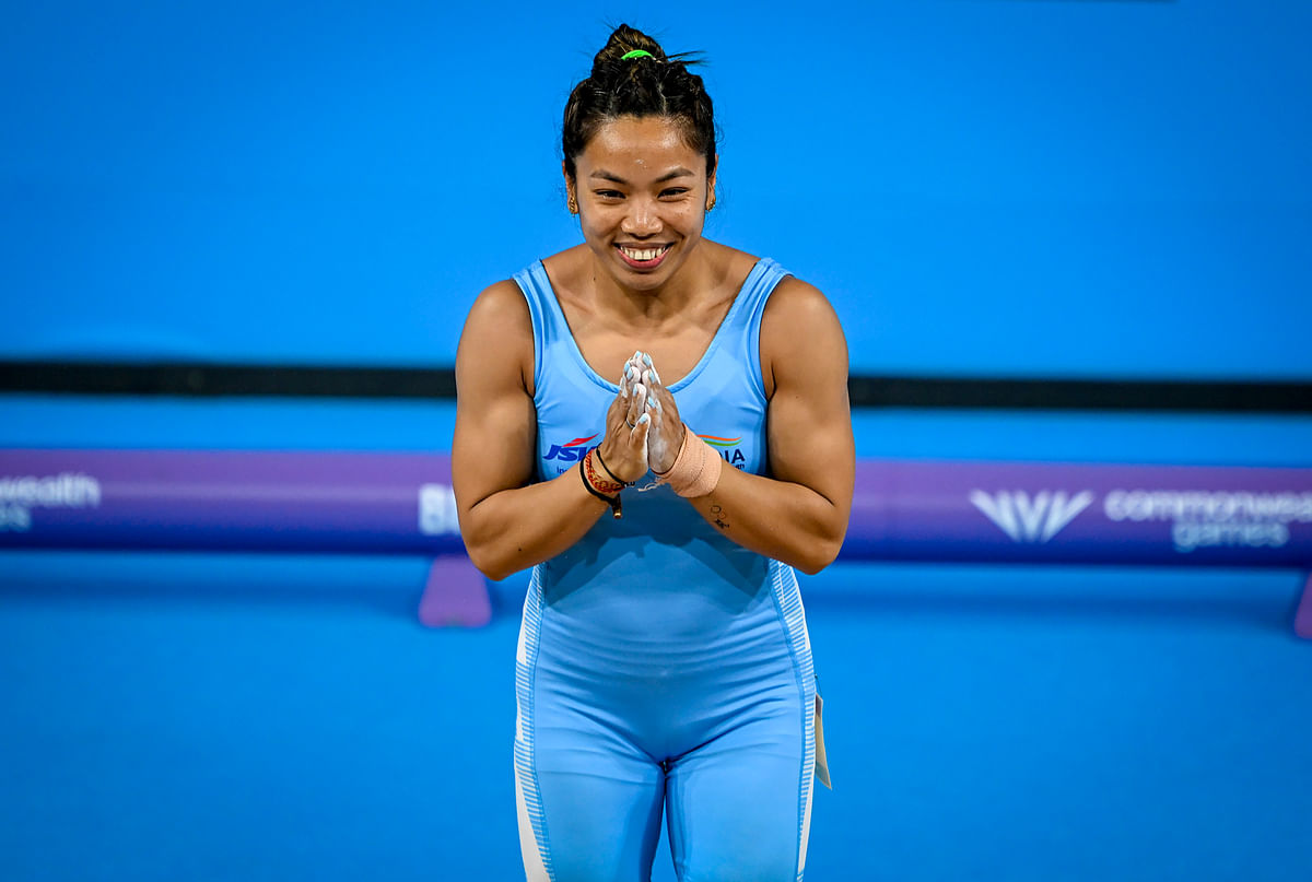 Commonwealth Games 2022: The 27-year-old Manipuri lifted a total of 201 kg after two rounds. 