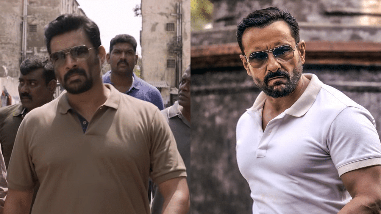 <div class="paragraphs"><p>R Madhavan and Saif Ali Khan play the role of the cop Vikram in the Tamil original and Hindi remake respectively.</p></div>