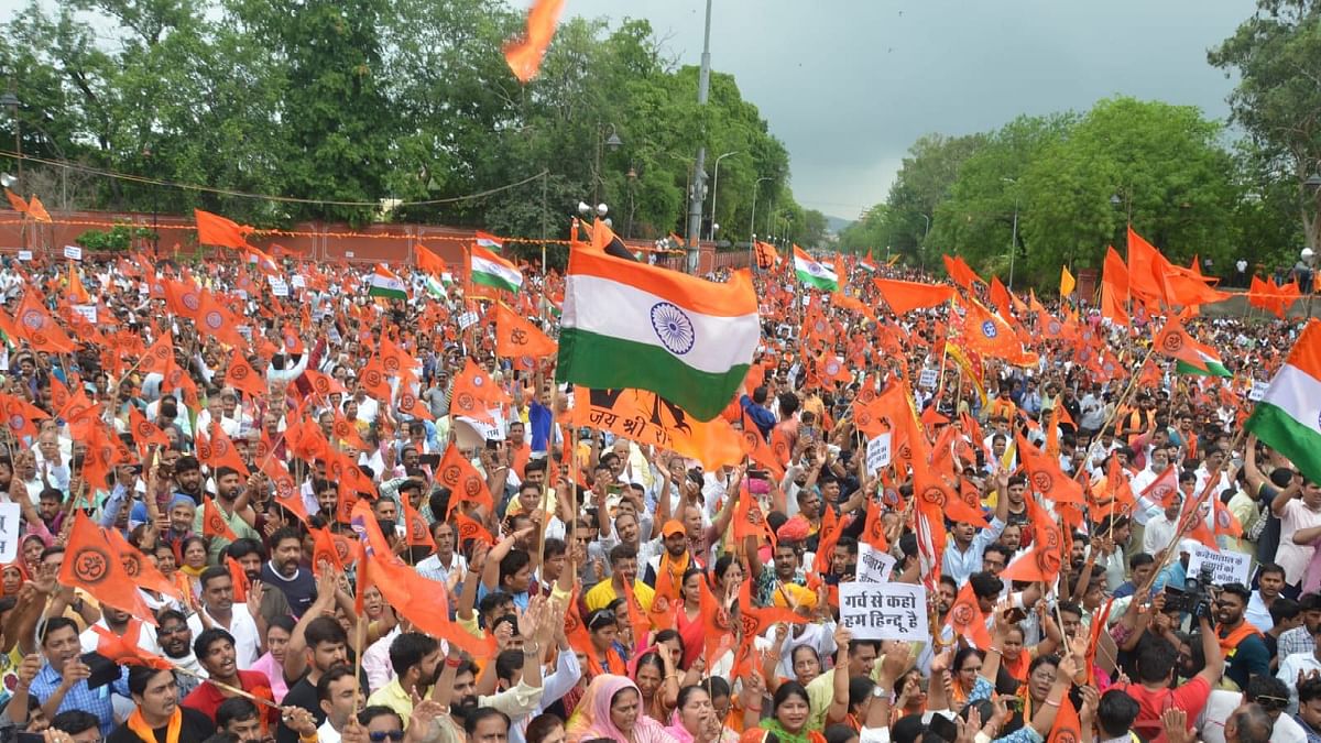 Udaipur Murder: Thousands Recite Hanuman Chalisa on Jaipur Streets in Protest