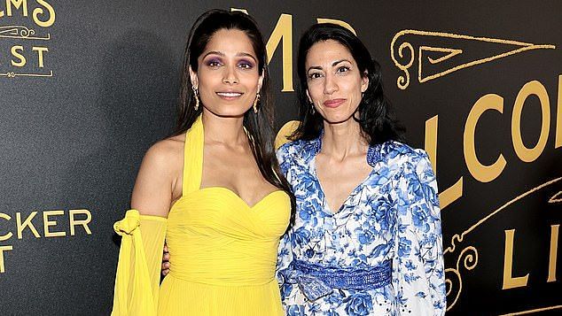 <div class="paragraphs"><p>Actor Freida Pinto will star as Huma Abedin in a TV series inspired by Abedin's memoir.</p></div>