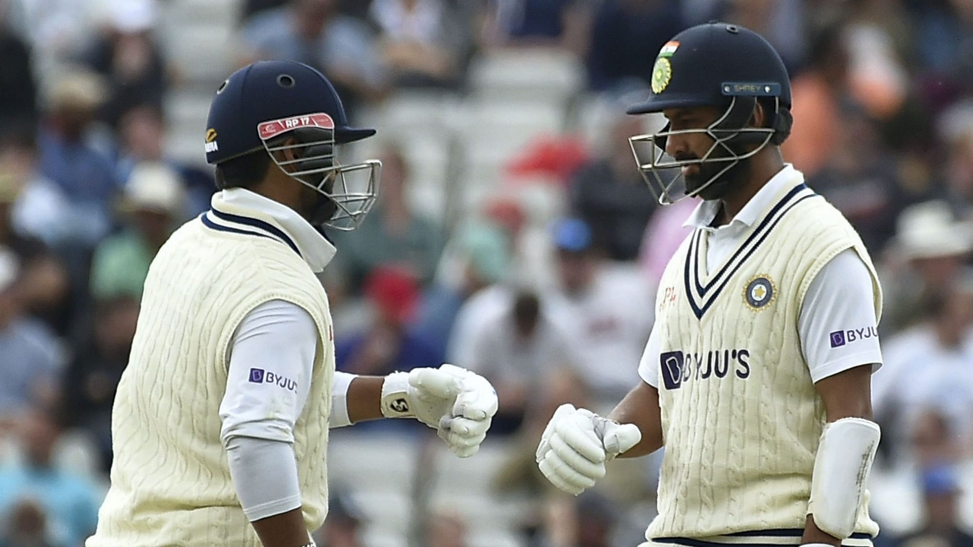 <div class="paragraphs"><p>Rishabh Pant and Cheteshwar Pujara during their partnership in Edgbaston.</p></div>