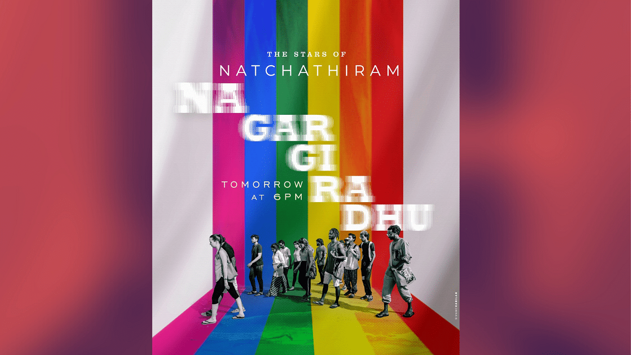 <div class="paragraphs"><p>Pa Ranjith shared a poster announcing the introduction video for the cast of&nbsp;<em>Natchathiram Nagargiradhu.</em></p></div>