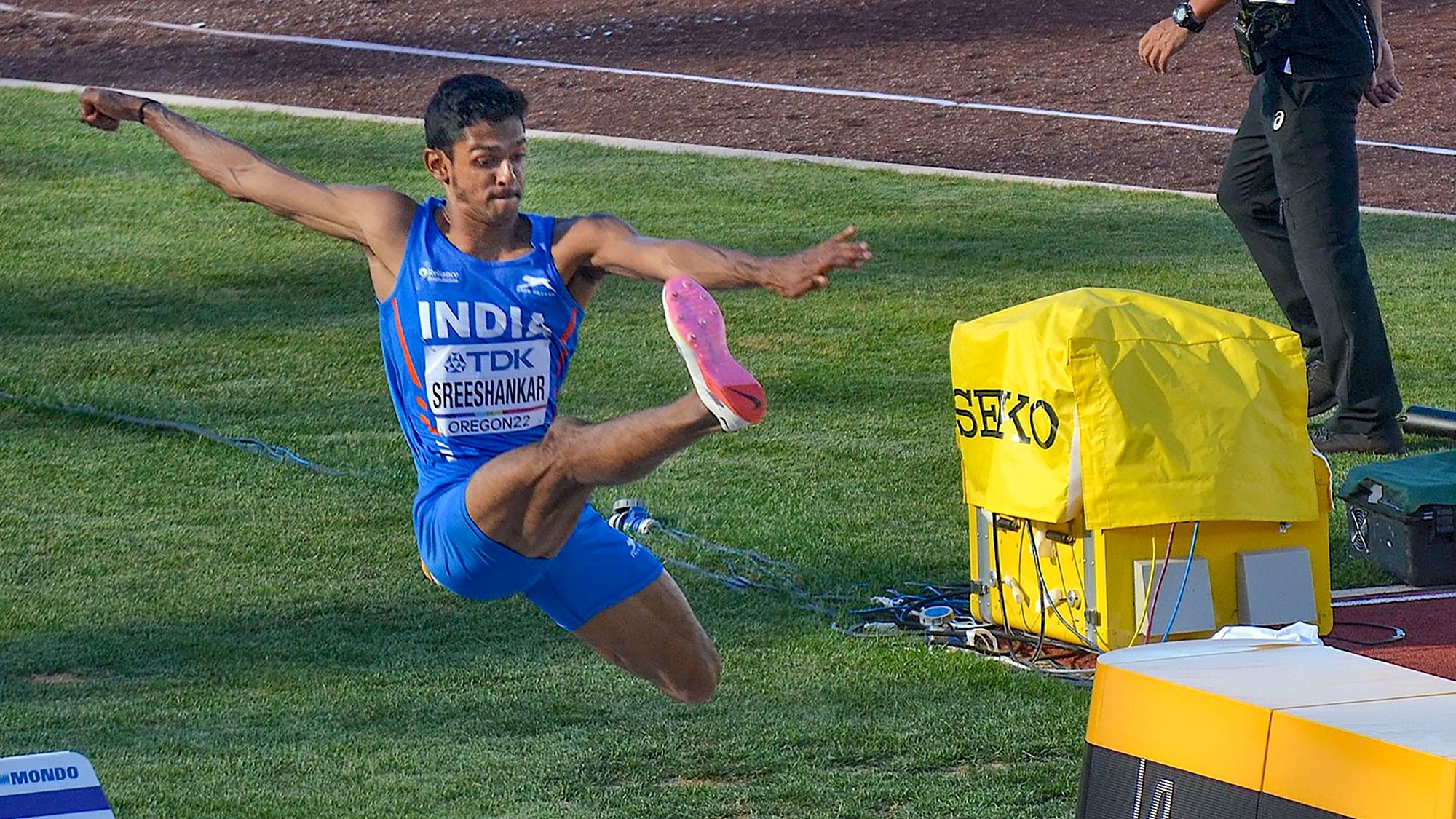 <div class="paragraphs"><p>Eugene: India's Murali Sreeshankar competes in the long jump event at the World Athletics Championships.</p></div>
