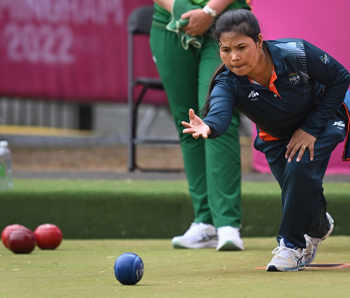 This is India's first-ever medal in lawn bowls at the Commonwealth Games.