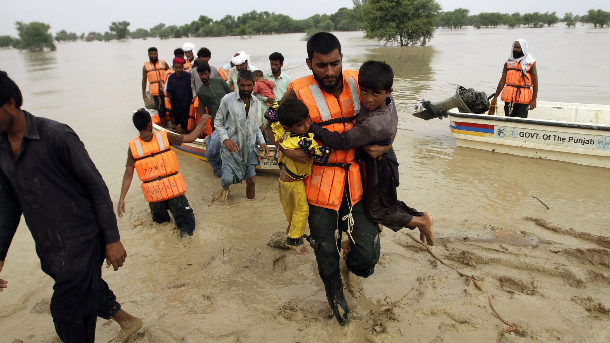 <div class="paragraphs"><p>Devastating <a href="https://www.thequint.com/topic/pakistan-floods">floods</a> in <a href="https://www.thequint.com/topic/pakistan">Pakistan</a> have killed over a thousand people and wreaked damage to property, and natural life. Pakistan's Climate Change Minister Sherry Rehman called it the "monster monsoon of the decade."</p></div>