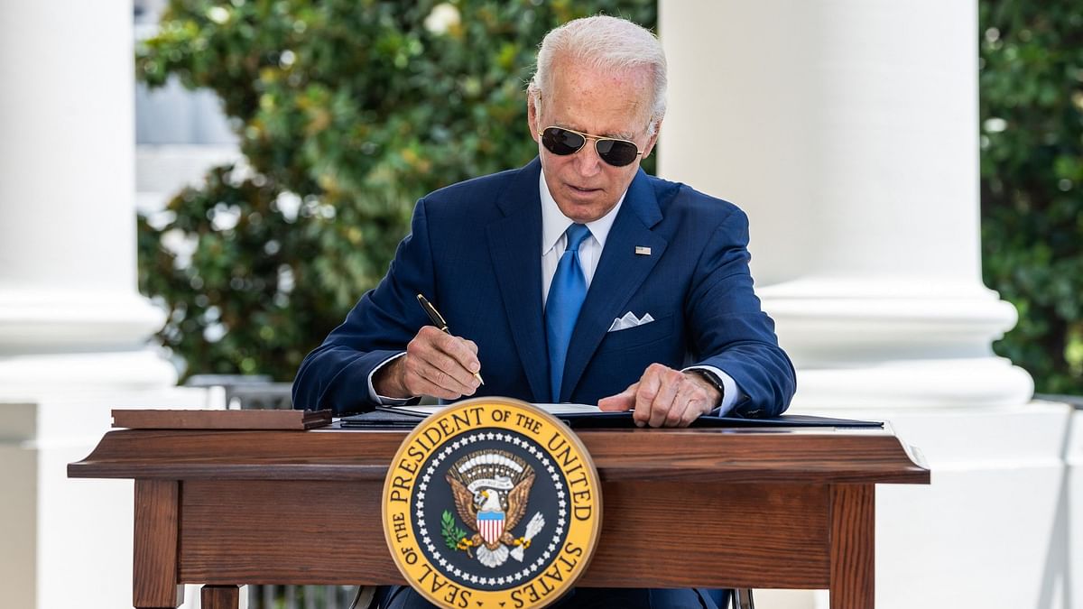 President Joe Biden Signs Bill To Boost US Chips, Compete With China's Industry