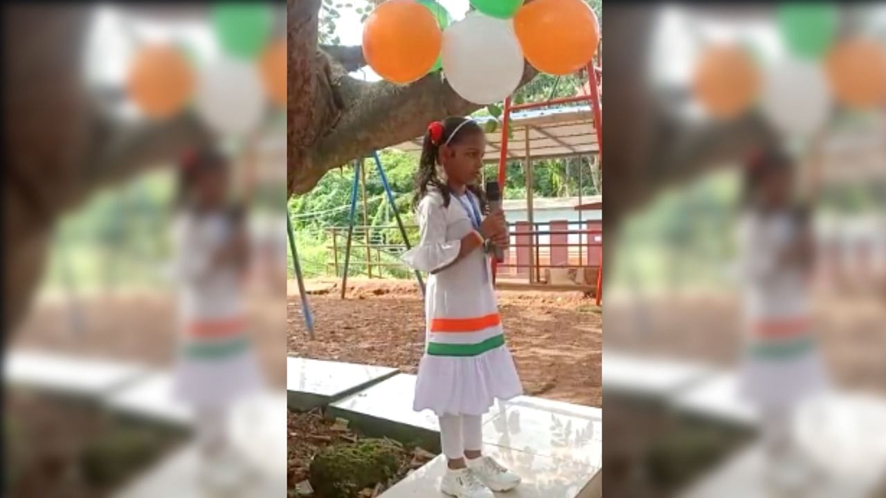 <div class="paragraphs"><p>Siddique Kappan's daughter delivered a speech on the 76th Independence Day at her school.</p></div>