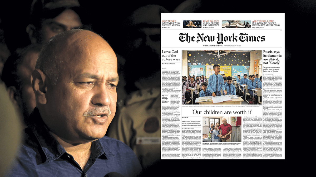 'Unbiased Coverage': NYT Amid BJP's Claim of 'Paid Article' on Manish Sisodia
