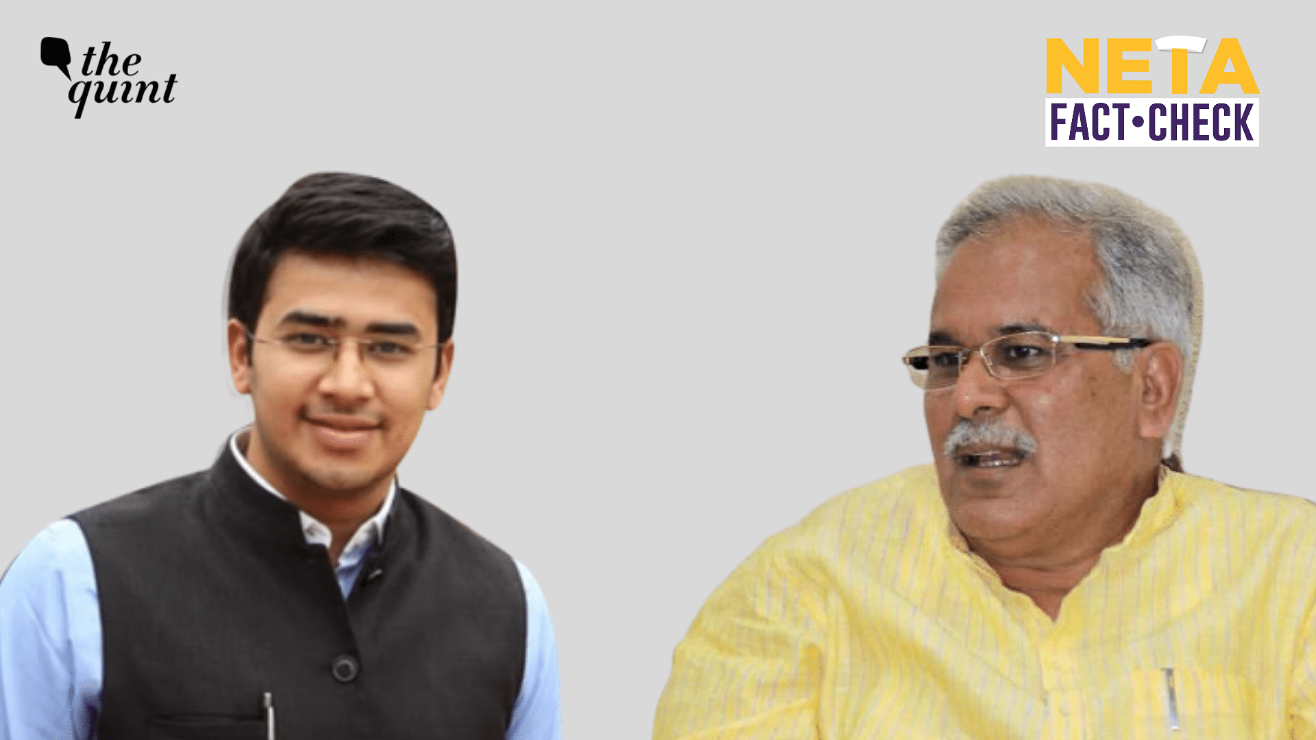 <div class="paragraphs"><p>Fact-Check | Tejasvi Surya claimed that unemployment in Chhattisgarh increased under the Congress government but data shows otherwise.</p></div>