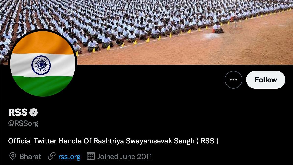 <div class="paragraphs"><p>Rashtriya Swayamsevak Sangh's Twitter account.</p></div>