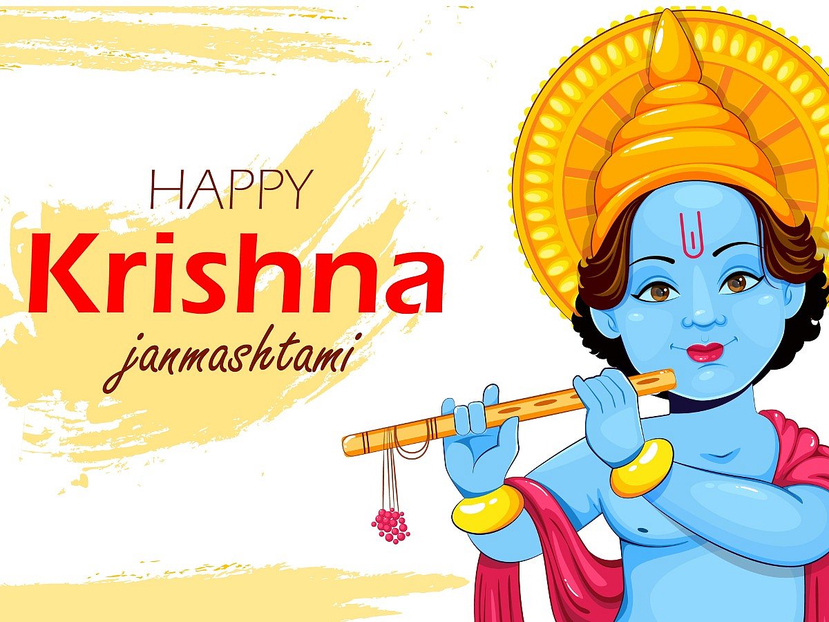 100,000 Happy janmashtami wallpaper background Vector Images | Depositphotos