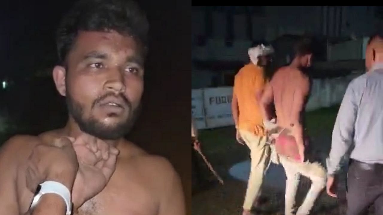 <div class="paragraphs"><p>Several viral videos emerged from Madhya Pradesh's&nbsp;Khargone district showing a man being thrashed by a group of people over allegations of theft.</p></div>