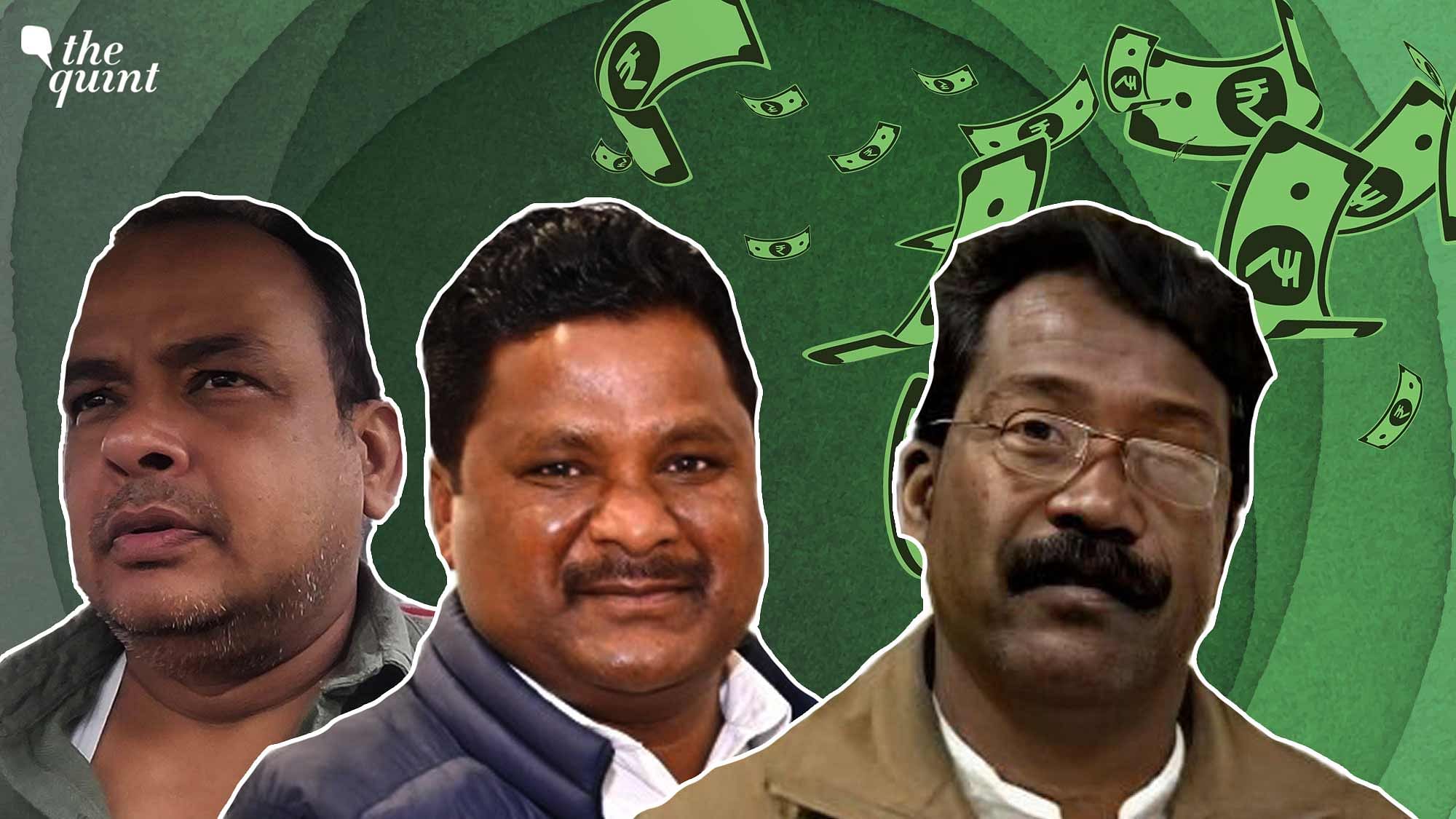 <div class="paragraphs"><p><a href="https://www.thequint.com/news/hot-news/3-jharkhand-congress-mlas-caught-with-huge-amount-of-cash-in-car-in-west-bengal#read-more">Irfan Ansari, Rajesh Kachhap, and Naman Bixal</a> – these are the names that have caused turmoil in the Congress and sparked speculation of a possible 'operation lotus' in <a href="https://www.thequint.com/topic/jharkhand">Jharkhand</a>.</p></div>