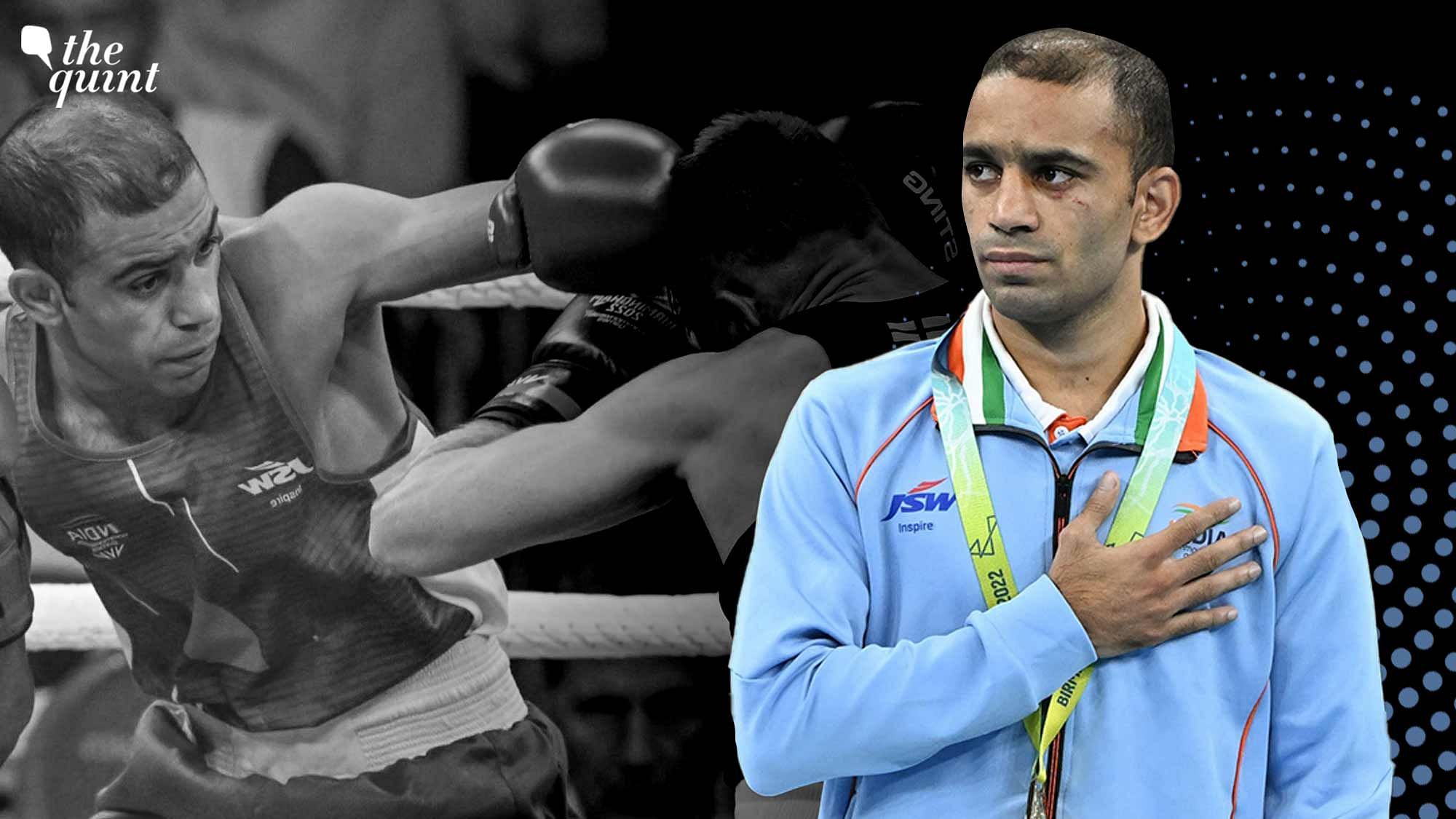 <div class="paragraphs"><p>Indian boxer Amit Panghal won the gold medal at the Commonwealth Games 2022.</p></div>