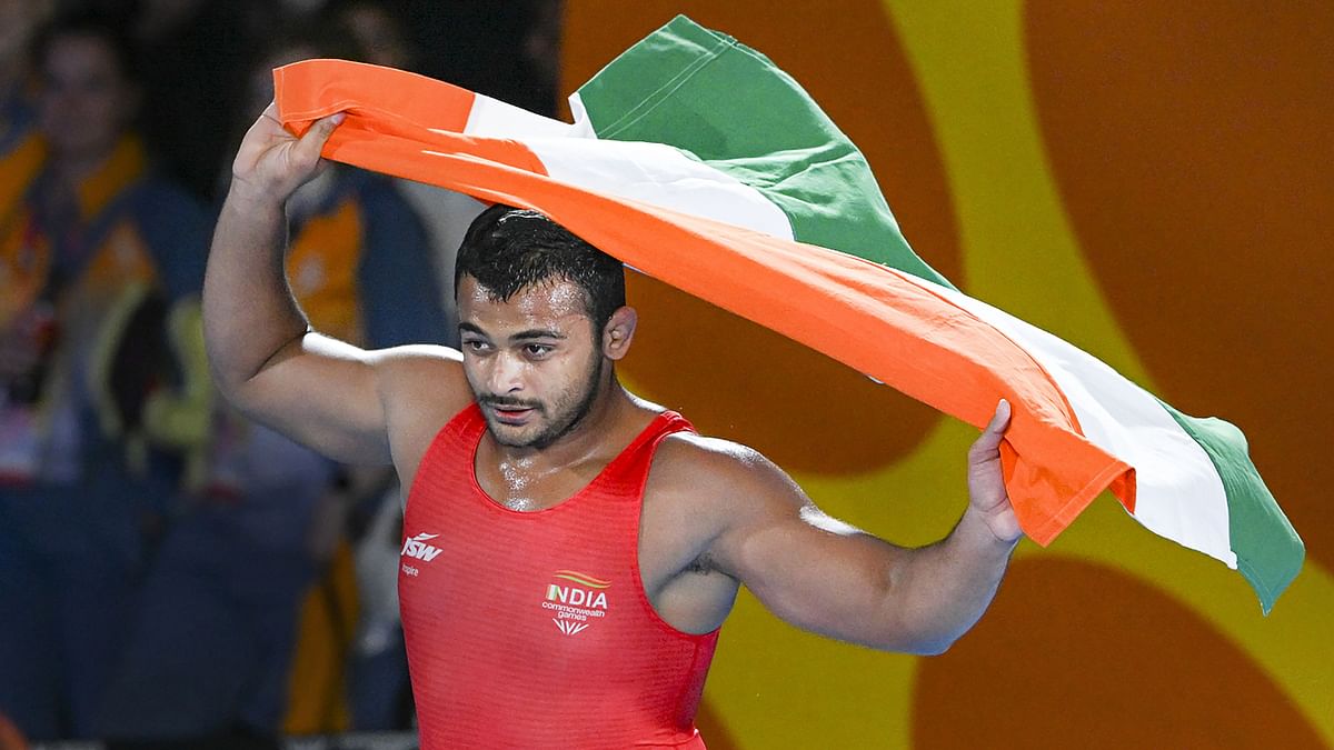 India also won two bronze medals in wrestling through Divya Kakran (women's 68kg) and Mohit Grewal (men's 128kg). 