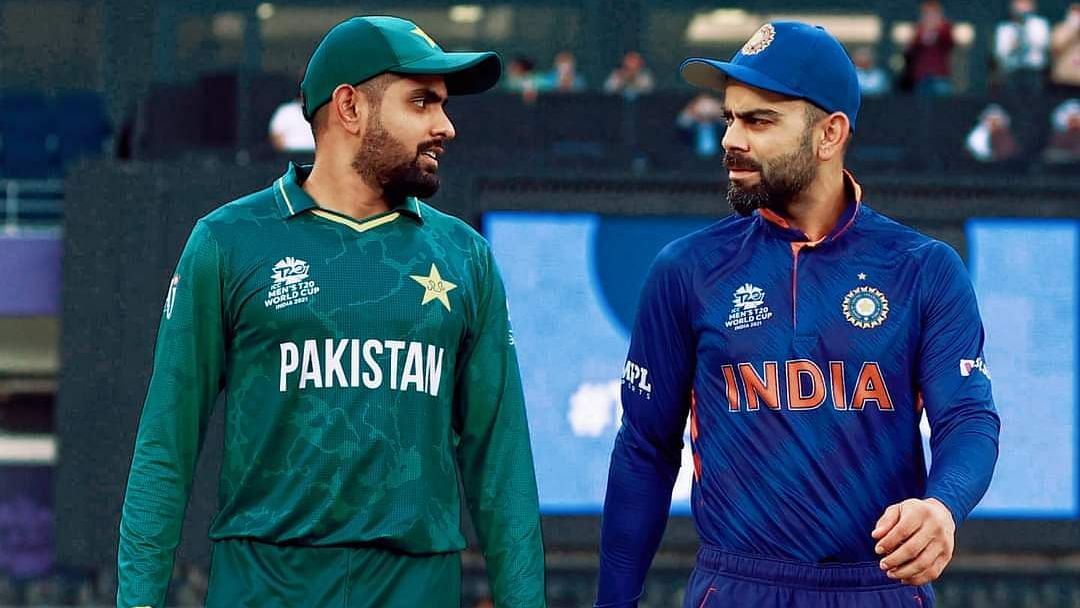<div class="paragraphs"><p>Pakistan skipper Babar Azam and Indian batter Virat Kohli met each other and exchanged greetings ahead of their Asia Cup 2022 tie in Dubai.&nbsp;&nbsp;</p></div>