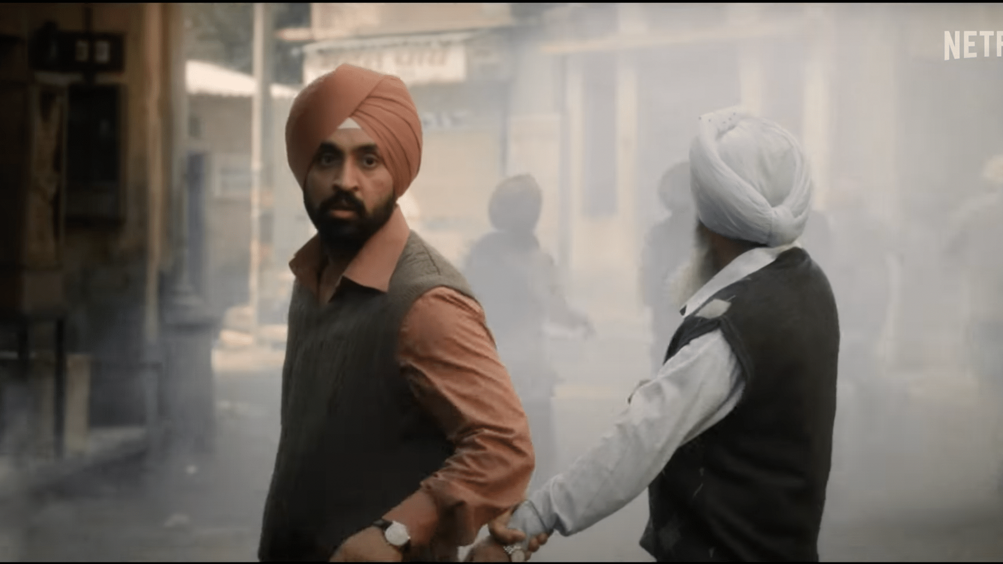 <div class="paragraphs"><p>Diljit Dosanjh in a still from <em>Jogi</em>.</p></div>