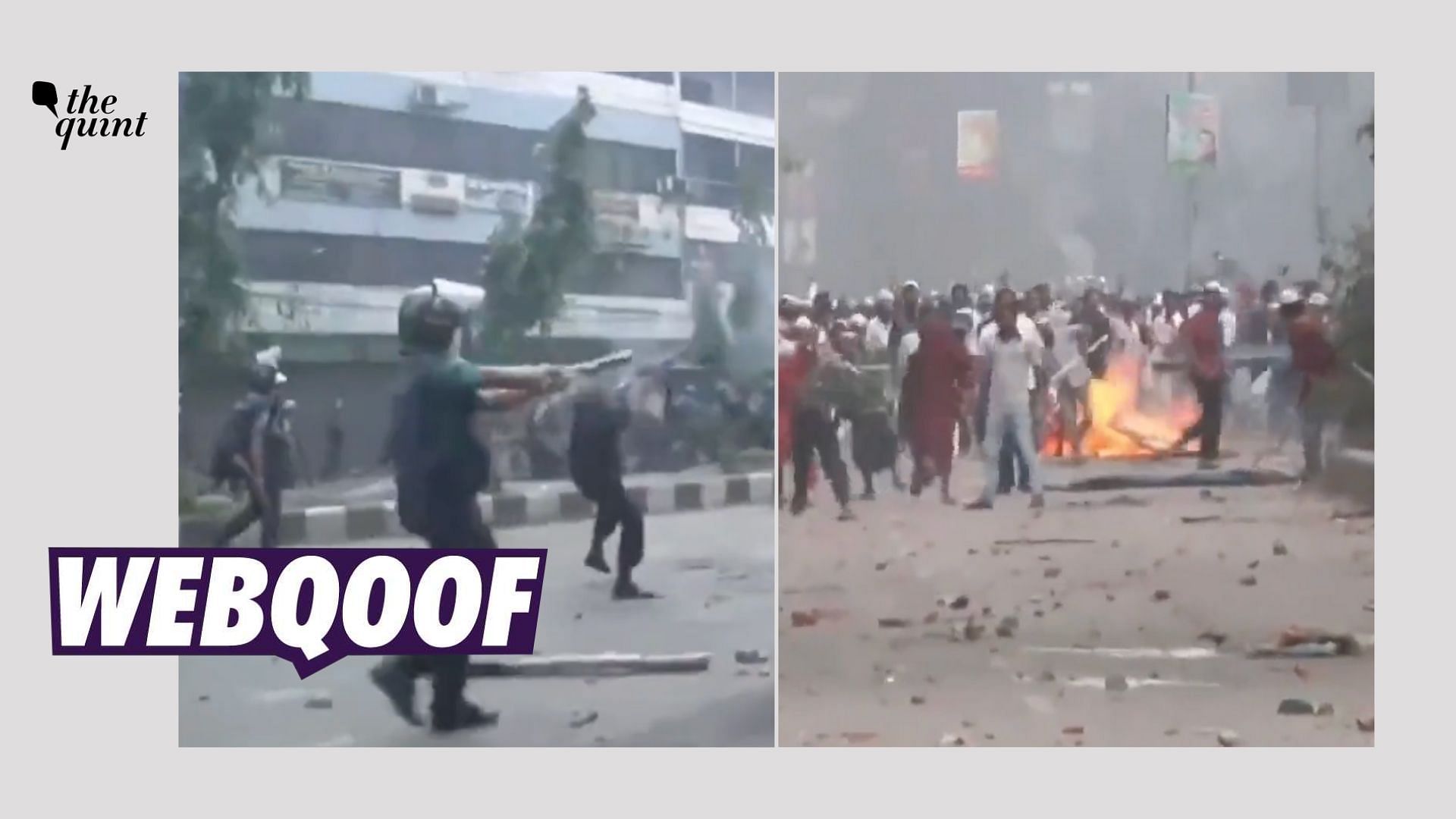 <div class="paragraphs"><p>The video shows a the government cracking down on protests in Bangladesh's Dhaka in 2013.</p></div>