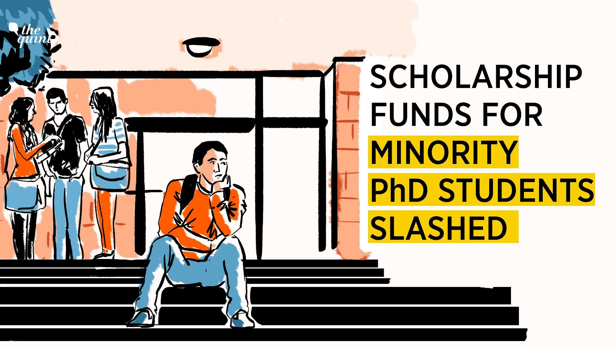 <div class="paragraphs"><p>The new order by Karnataka Minority Welfare Department affects over 250 students. Government has slashed  the fellowship fund for PhD and MPhil students citing reasons of pandemic and lack of resources.</p></div>