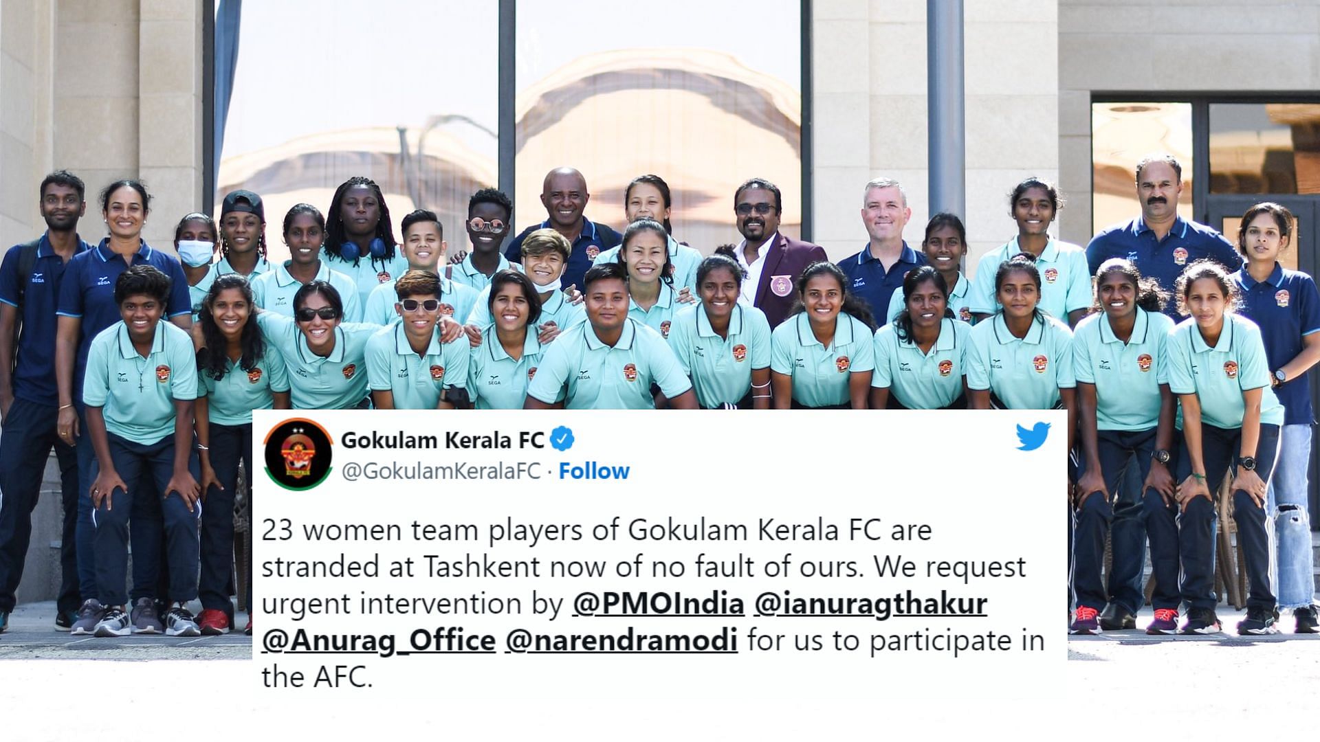 <div class="paragraphs"><p>Gokulam Kerala FC's women's team is in&nbsp; Uzbekistan for the AFC Women's Club Championship.</p></div>