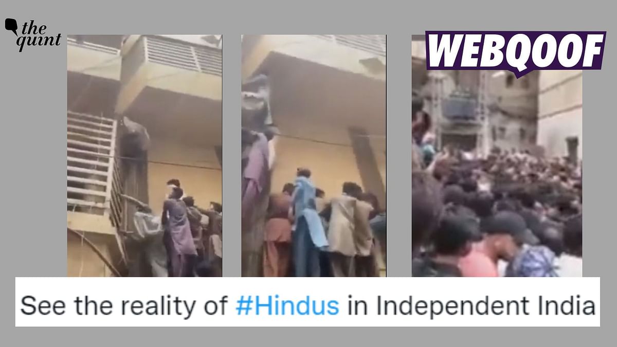 Video From Pakistan’s Hyderabad Shared as Mob Attack on Hindus in India