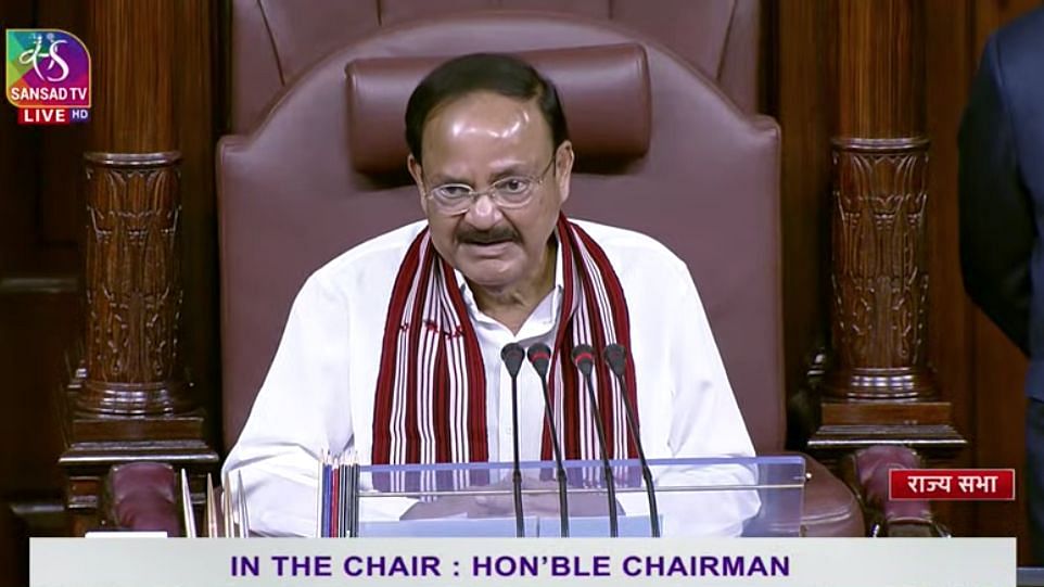 <div class="paragraphs"><p>Former Vice President and Rajya Sabha Chairman <a href="https://www.thequint.com/topic/venkaiah-naidu">Venkaiah Naidu</a> made his final remarks in the Rajya Sabha.&nbsp;</p></div>