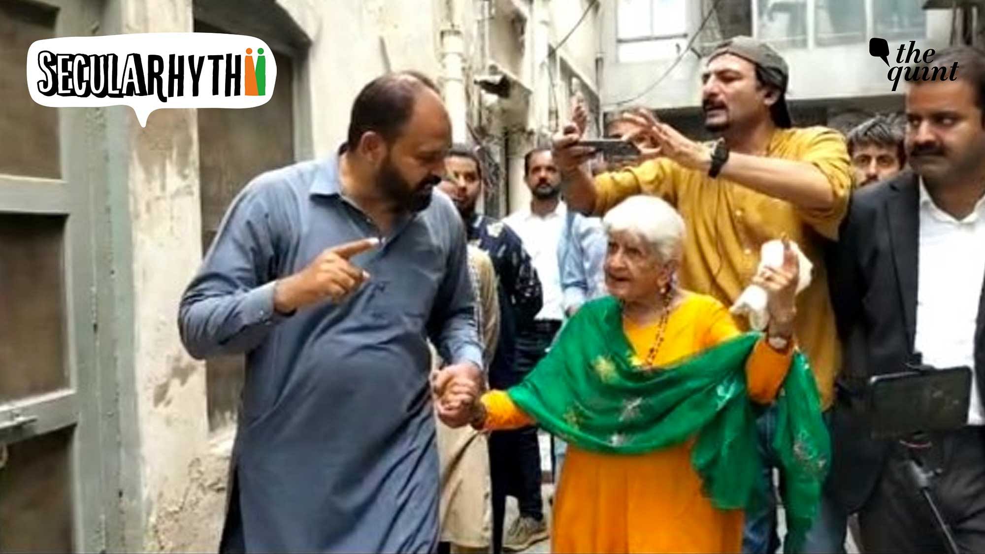 <div class="paragraphs"><p>90-year-old Reena Verma from Pune crossed the Attari-Wagah border on 21 July, to visit her childhood home in Pakistan's Rawalpindi.</p></div>