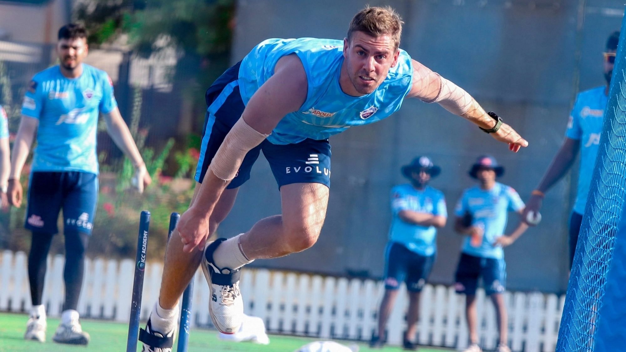 <div class="paragraphs"><p>South African pace bowler Anrich Nortje, who plays for IPL side Delhi Capitals was bought by their sister franchise Pretoria Capitals on Saturday.&nbsp;</p></div>