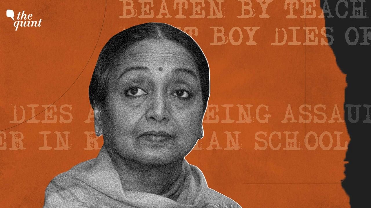 <div class="paragraphs"><p>The little nine-year-old child has been killed. It’s shocking. I feel very sad about the way <a href="https://www.thequint.com/topic/caste-atrocities">Dalits are beaten up</a>, says Meira Kumar.</p></div>