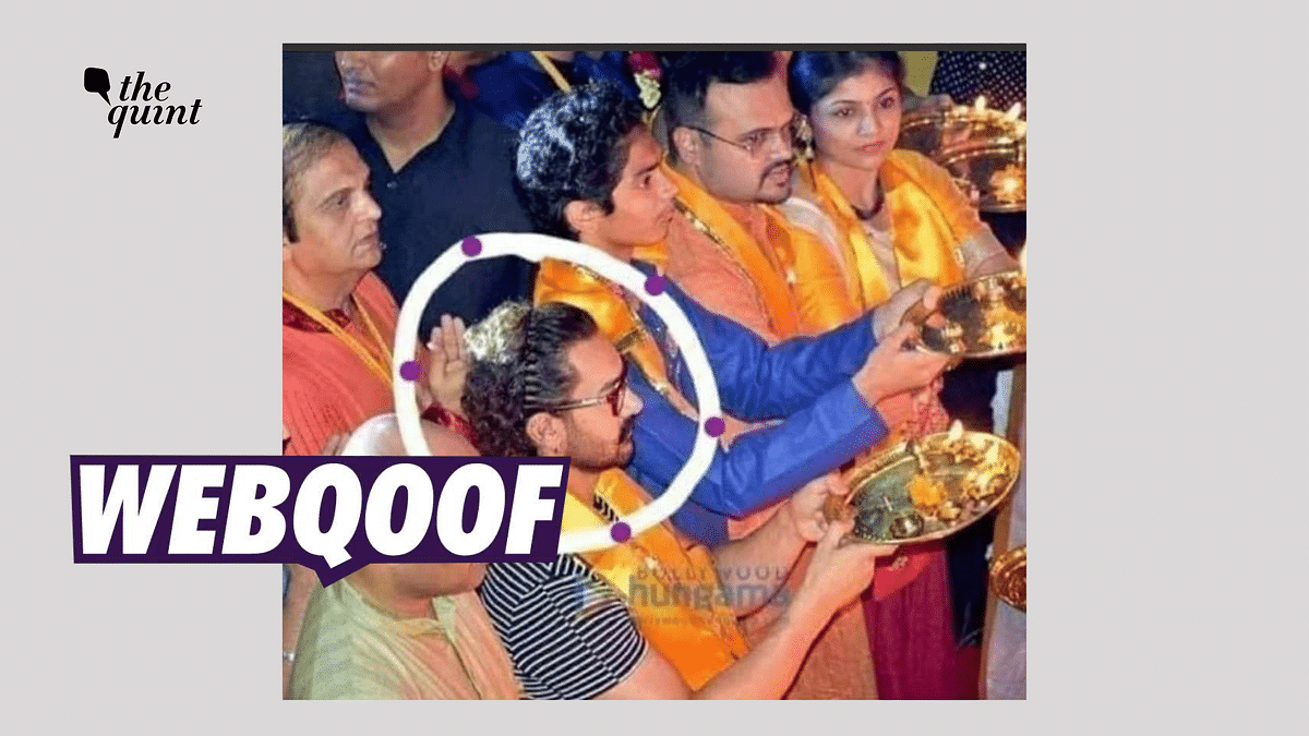 Fact-Check: Old Photo of Aamir Khan Performing Puja Shared With False Claim