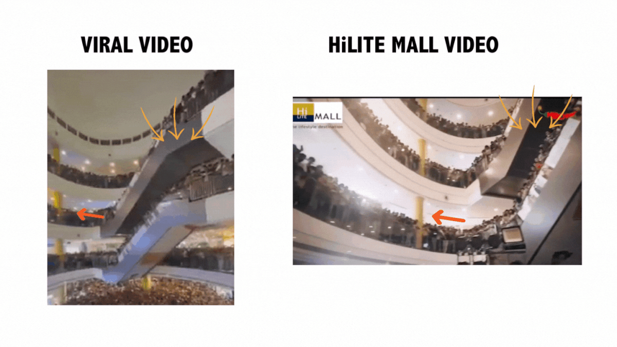 The video is from the promotional event of a Malayalam film, Thallumaala, held at HiLITE mall in Kerala.