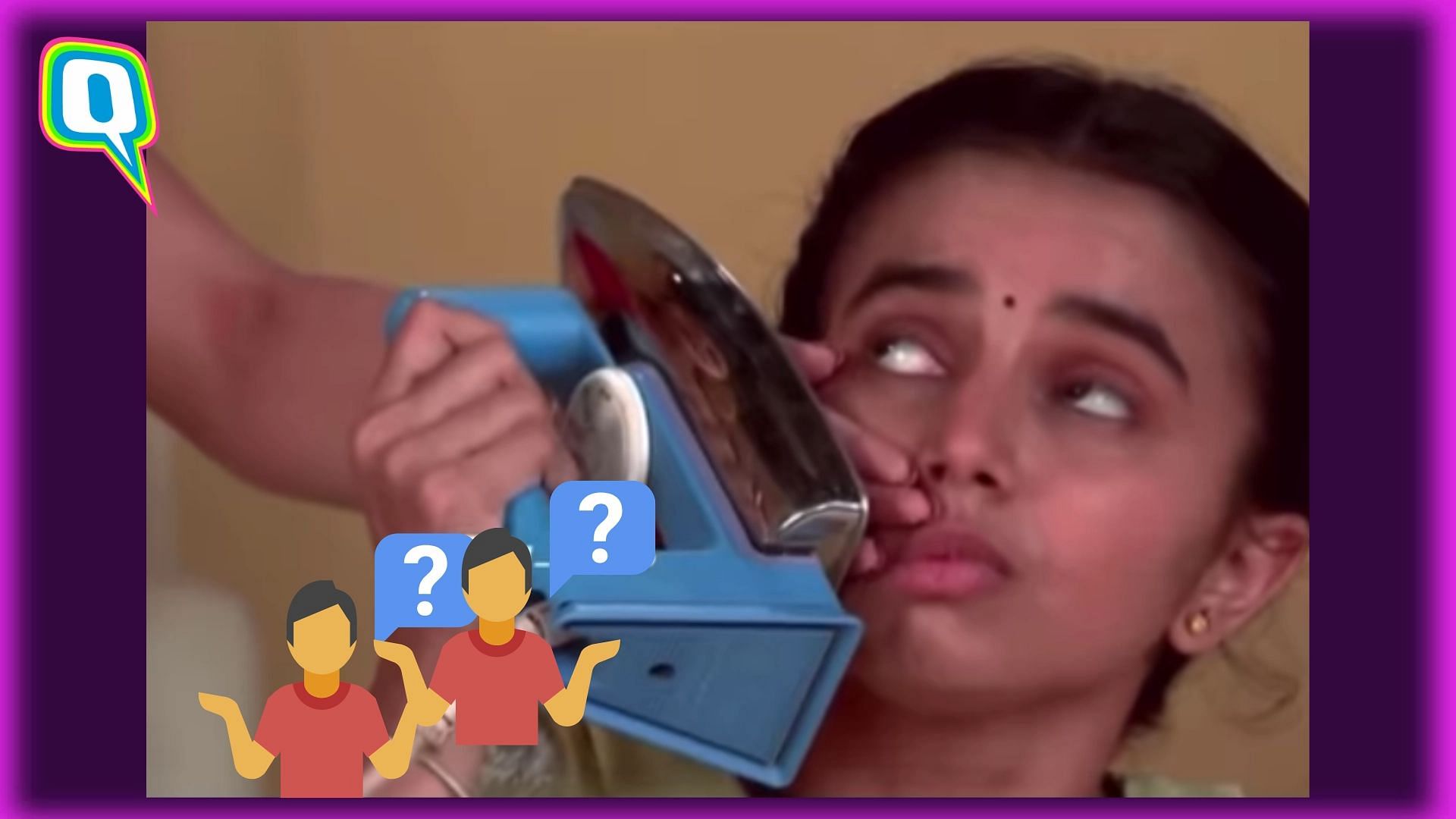 <div class="paragraphs"><p>Hilarious scene  where woman uses iron as phone in Saath Nibhaana Saathiya </p></div>