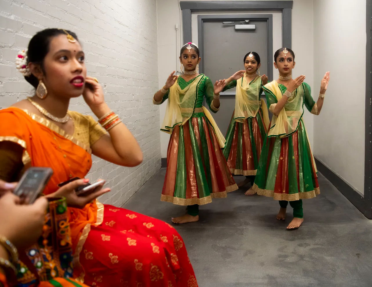 <div class="paragraphs"><p>Participants get ready for  their performance during a celebration of India  known as ” Azadi Ka Amrit Mahotsav” at Nolensville Historical Society in Nolensville, Tennessee, USA.&nbsp;</p></div>