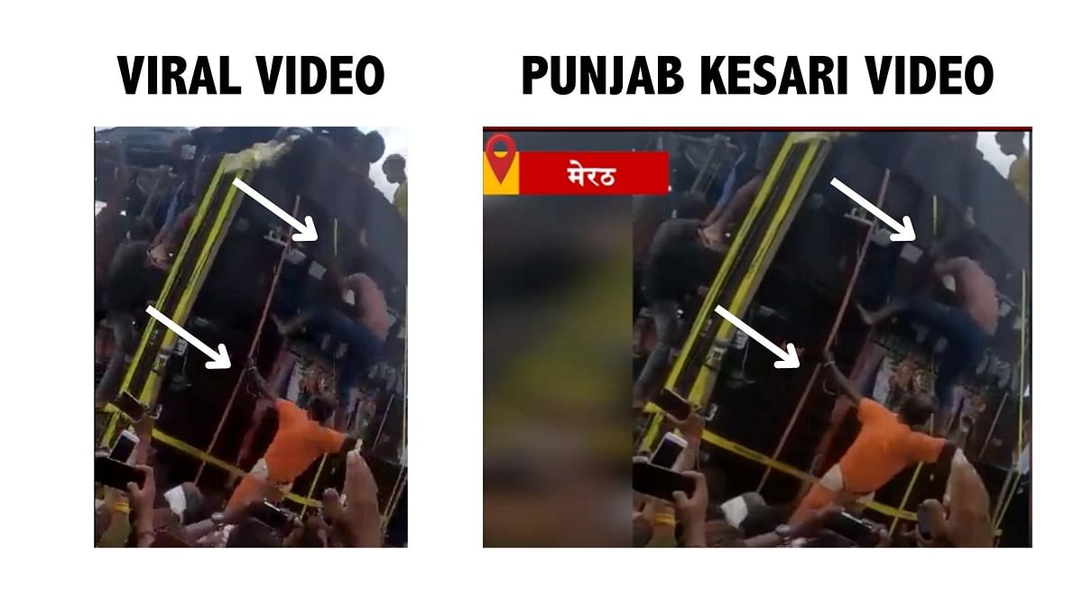 The video is from Meerut, and in the fight between two groups of kanwariyas, no fatalities were reported.