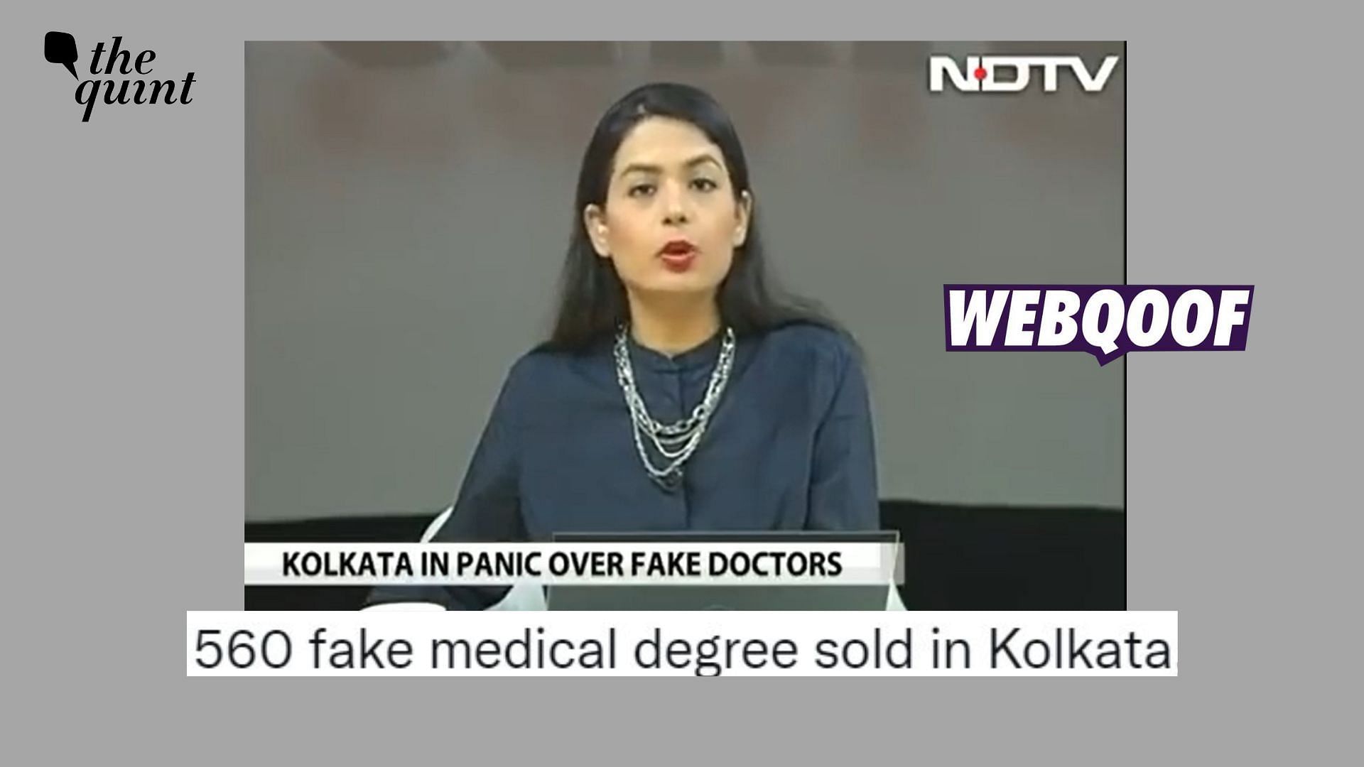 <div class="paragraphs"><p>The claim suggests that 560 fake medical degrees were sold in Kerala.&nbsp;</p></div>
