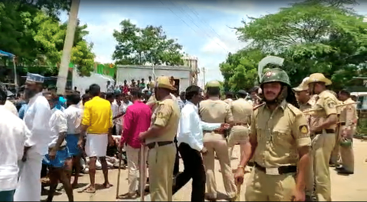 The police said that the incident took place at a Muharram event in Koppal district’s Huli Hyder village. 