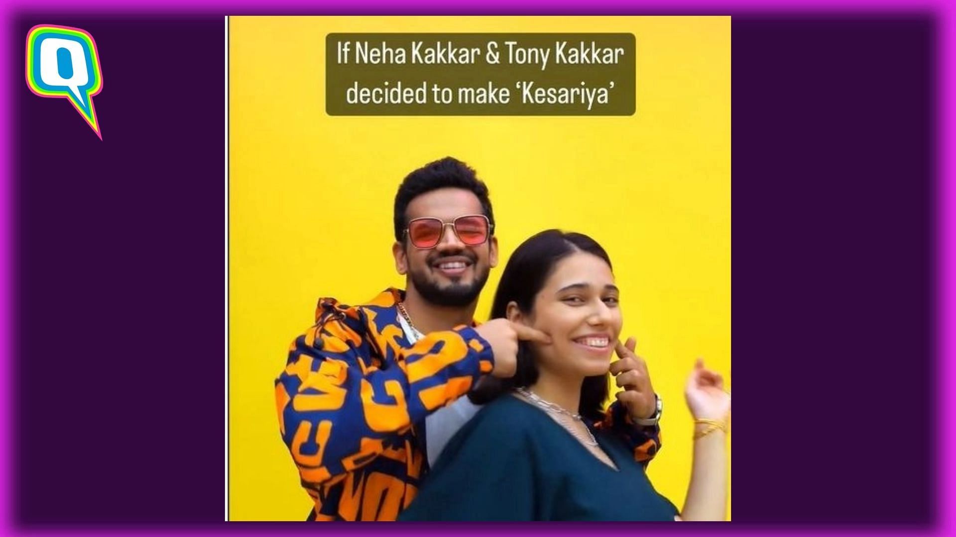 <div class="paragraphs"><p>Music Composer Mayur Jumani and Comedian Saloni Gaur in a spoof of the hit song Kesariya.</p></div>