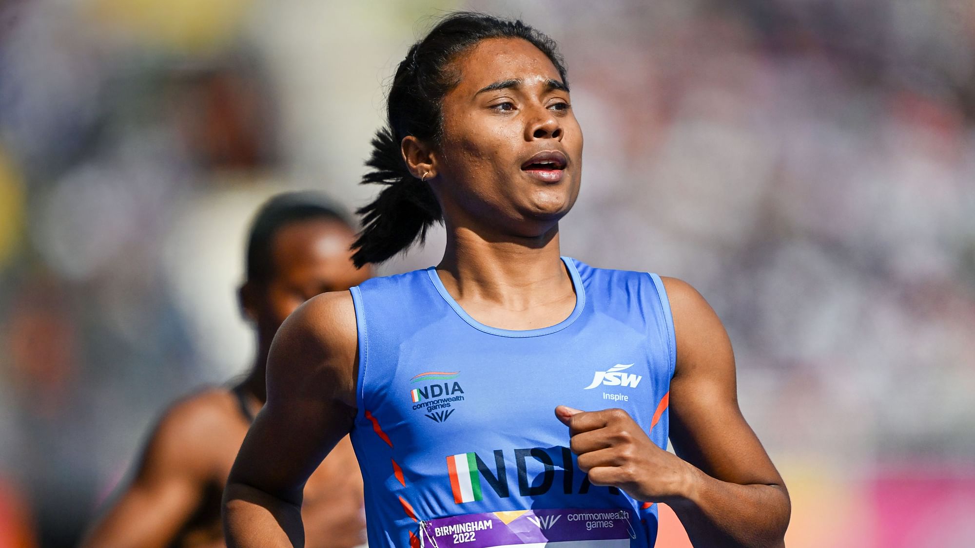 <div class="paragraphs"><p>CWG 2022: Indian sprinter Hima Das in action at 200m quarter-finals at Commonwealth Games 2022</p></div>