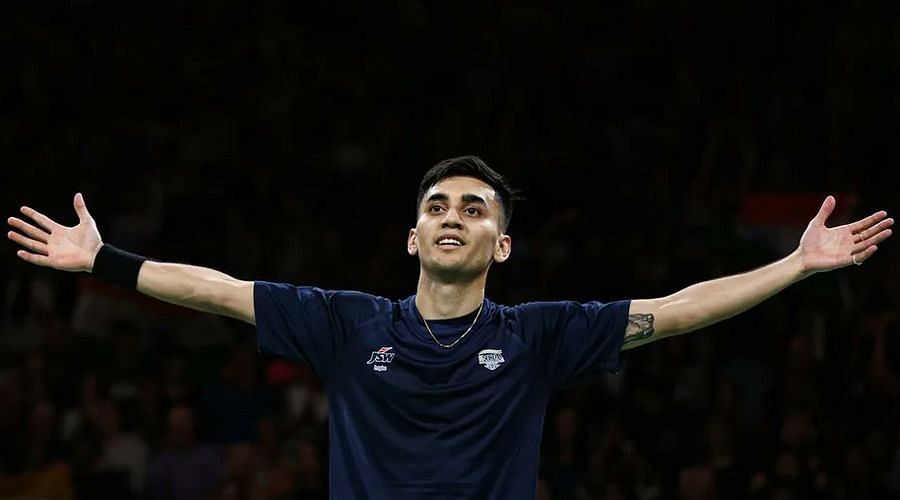 <div class="paragraphs"><p>Indian badminton player Lakshya Sen celebrates after winning the men's singles gold at the 2022 Commonwealth Games in Birmingham.&nbsp;</p></div>