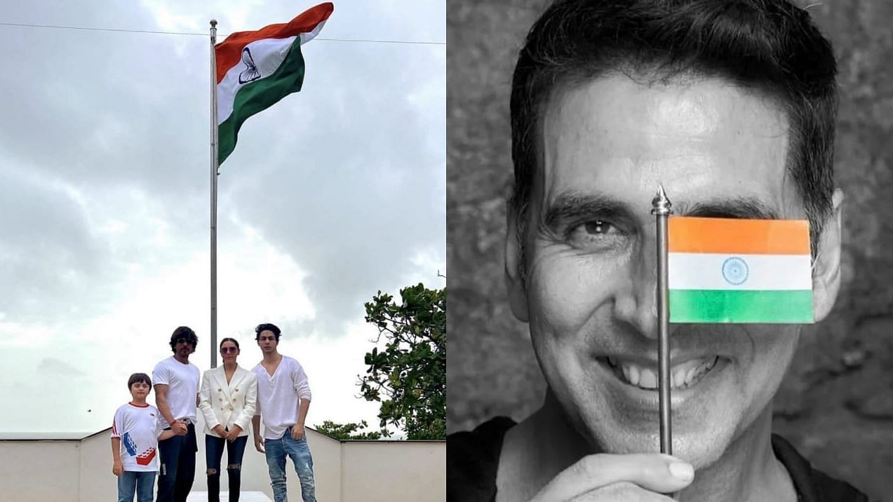 <div class="paragraphs"><p>Shah Rukh Khan to Akshay Kumar, Bollywood celebs celebrate the 76th Independence Day.</p></div>
