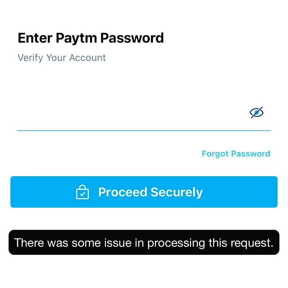 Paytm has now fixed the issue and users can log in without issue.