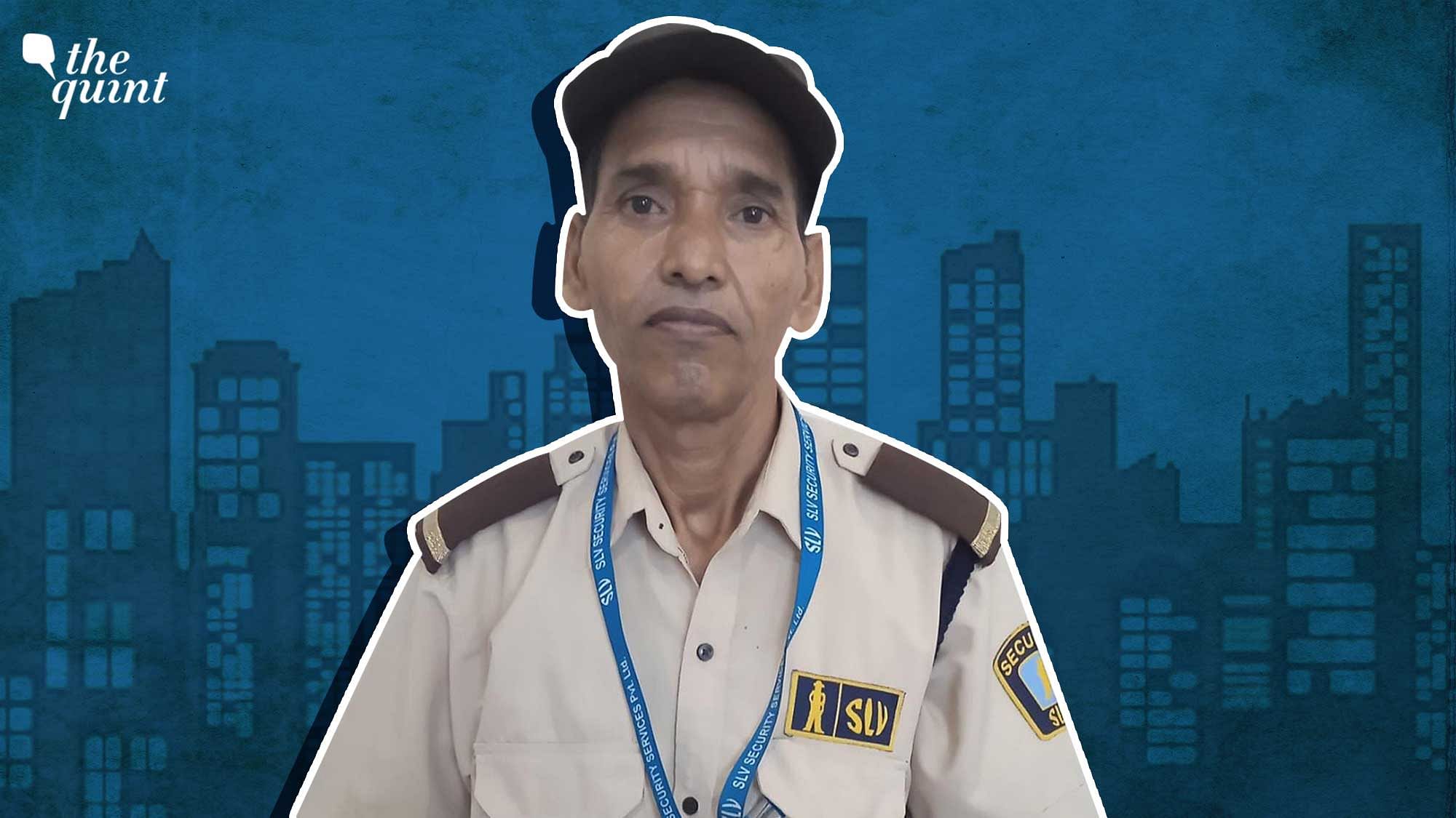 <div class="paragraphs"><p>Ashok Kumar, the security guard of the Gurugram housing society.&nbsp;</p></div>
